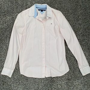 Tommy Hillfiger button up blouse.